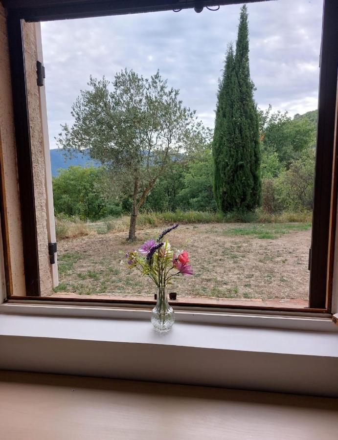 Logement D'Exception Pres Du Colorado Provencal Dans Une Residence Au Calme Avec Piscine Offrant Une Vue Imprenable Sur Le Luberon Depuis Sa Terrasse Viens Exterior photo