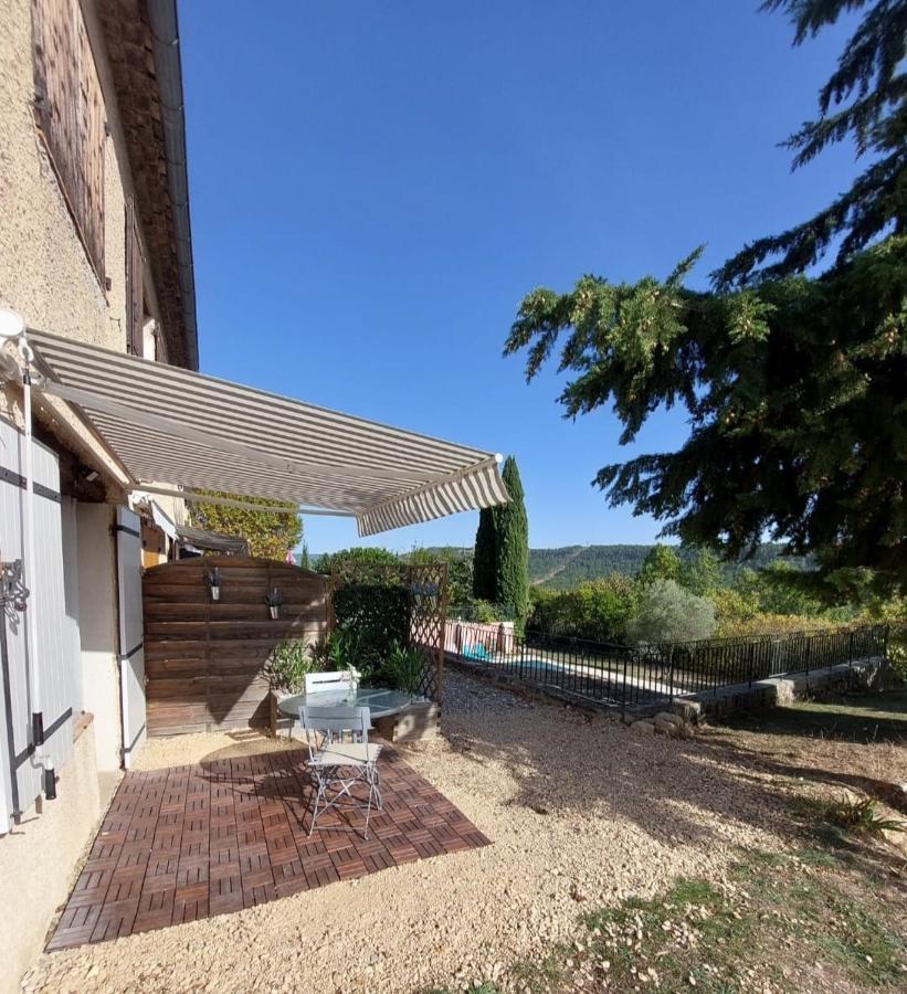 Logement D'Exception Pres Du Colorado Provencal Dans Une Residence Au Calme Avec Piscine Offrant Une Vue Imprenable Sur Le Luberon Depuis Sa Terrasse Viens Exterior photo